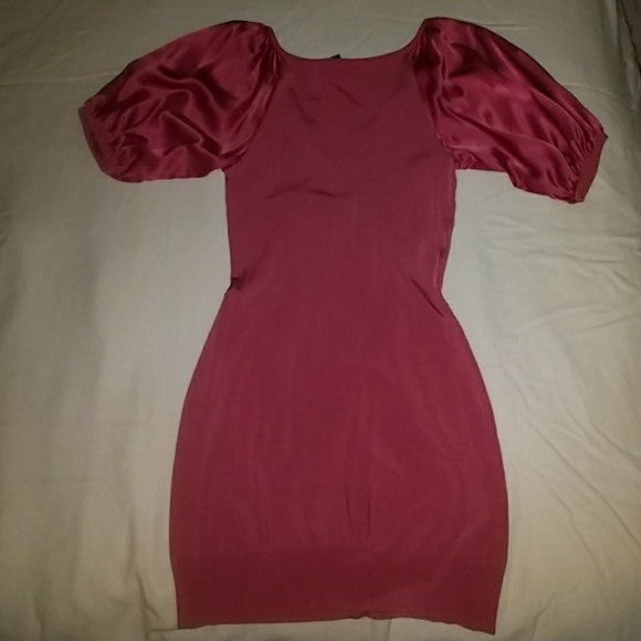 bebe Dresses & Skirts - Pink Fitted BeBe Mini Dress